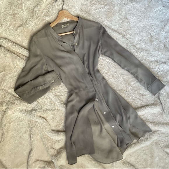 Wilfred Button Up Blouse Dress - Picture 3 of 5